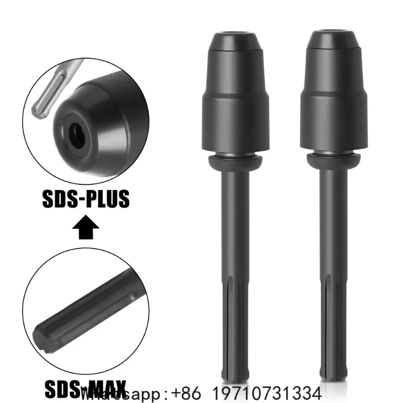 1Pc SDS Max to SDS Plus Adapter For Rotary Hammer Drill Converter 220mm Tools Accessory Impact Drill Socket Adapter