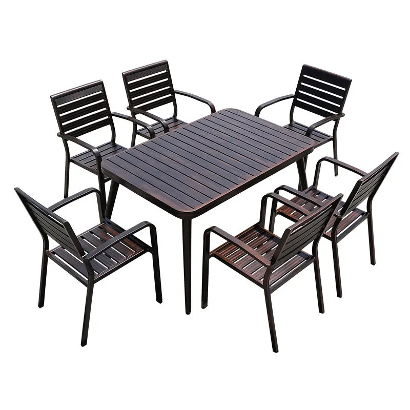 

Zile outdoor tables and chairs courtyard outdoor dining table and chairs sun-resistant outdoor balcony leisure table and chairs