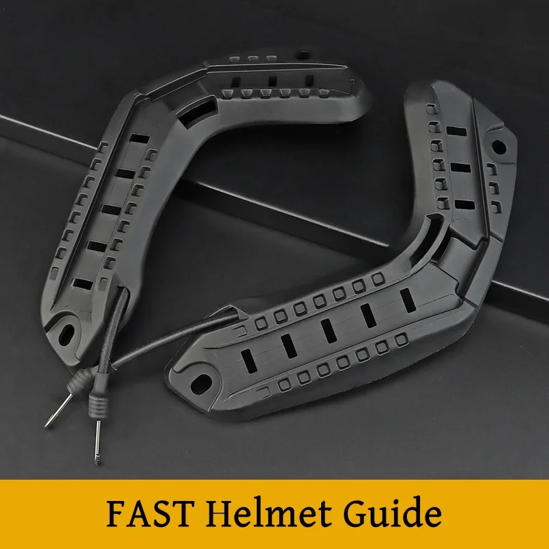 Camping FAST Helmet Side Guide Rail Outdoor FAST Helmet Mount Rail  Airsoft Helmet Accessories 1 Pcs