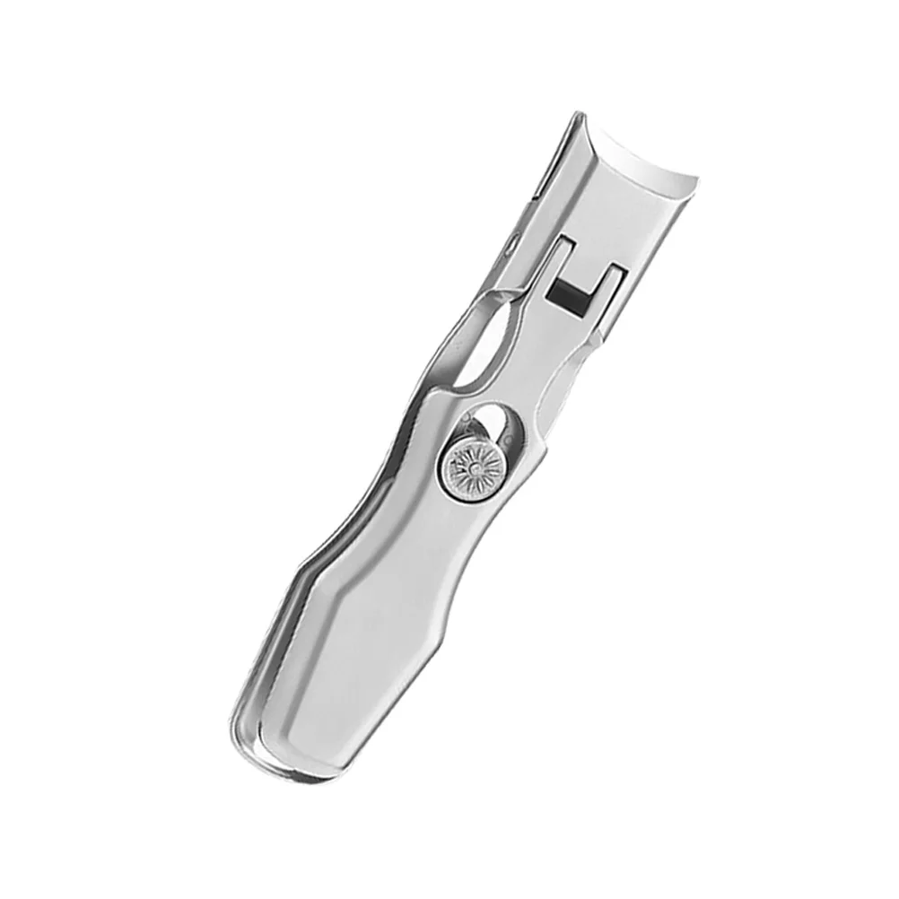 

Premium Nail Trimmer Anti-Splash Design Rustproof Lightweight Portable for Home Travel Use Multi-Function Toenail Clipper