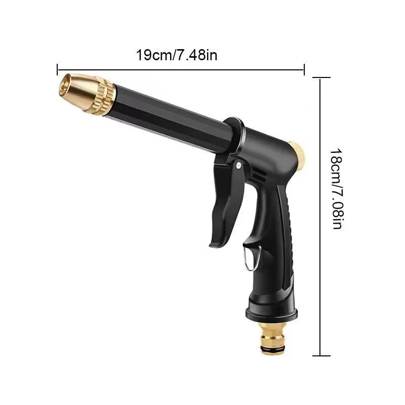 High-pressure Car Washing Water Gun Household Garden Watering Gun Water Pipe Nozzle Courtyard Lawn Cleaning Irrigation Tool