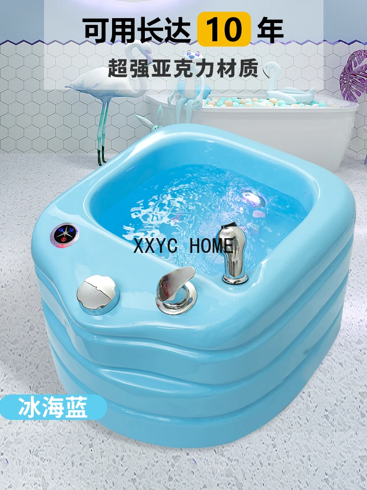 Foot Massage Shop Dedicated Intelligent Electric Massage Health Foot Washing Basin Barrels Home Commercial Use Acrylic Foot Bath