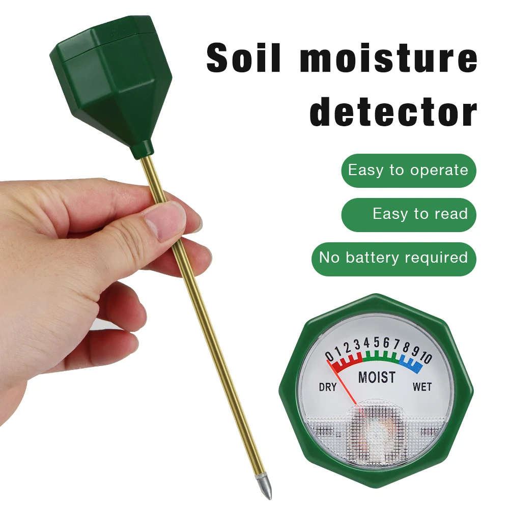 Bodenfeuchtigkeitsmesser Ohne Batterie, Bodenfeuchtigkeits-Testgerät, Bewässerungs-Feuchtigkeitstest, Garten- und Bonsai-Pflanzwerkzeug