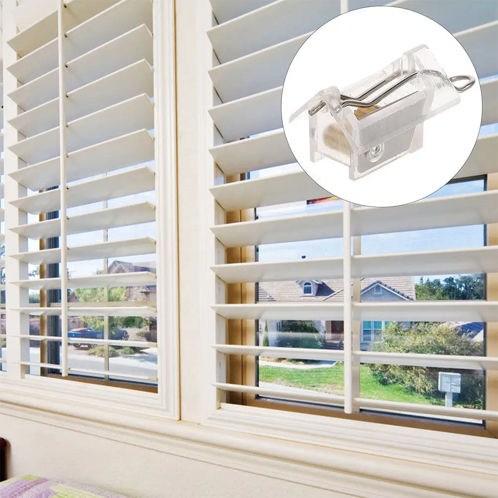 6Pcs Blind Cords Lock Accessories Precision Gear Mechanism for Window Blind Components Bamboo Roman Austrian Shades Home Indoor