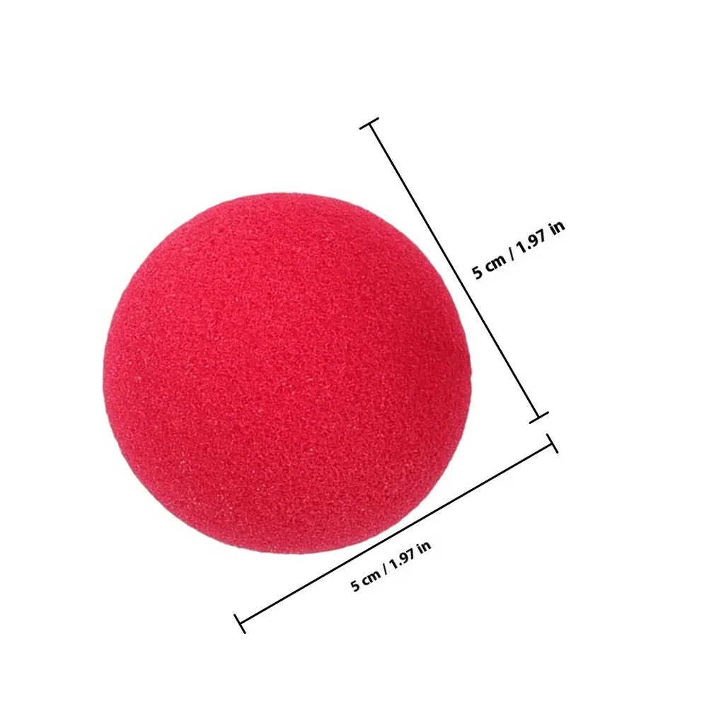 30Pcs Reusable Clown Sponge Nose Prop Washable Quick Dry Comfortable for Fancy Dress Circus Carnival Halloween Party Cosplay