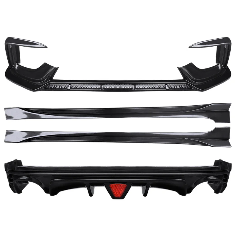 

Runde Car Modification PP Material Front Lip Rear Lip Side Skirt Suitable For 2020-2021Third Generation Morris Garages 6 Body