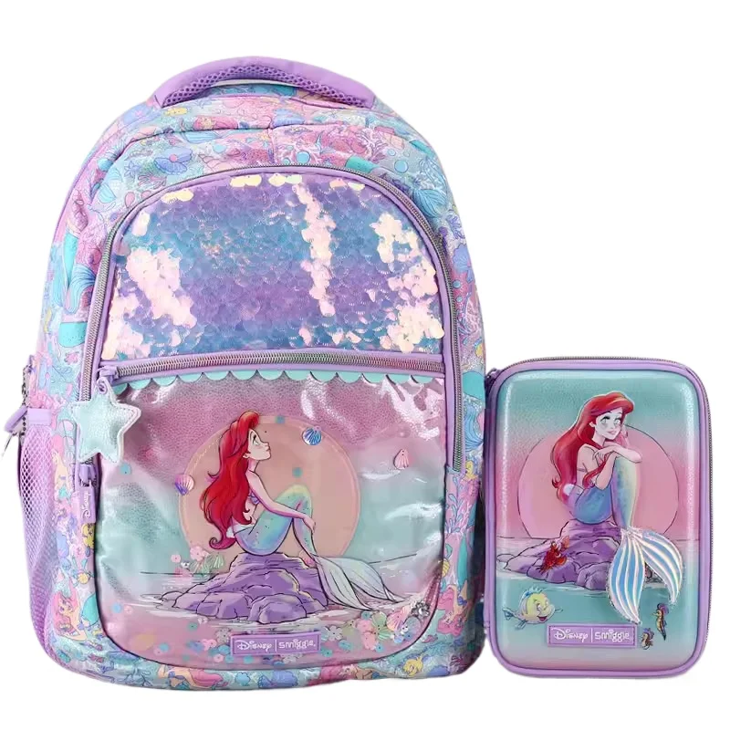

The Little Mermaid Ariel Schoolbag Elementary School Girls Children'S Large Capacity Lightweight Backpack Children's Gift