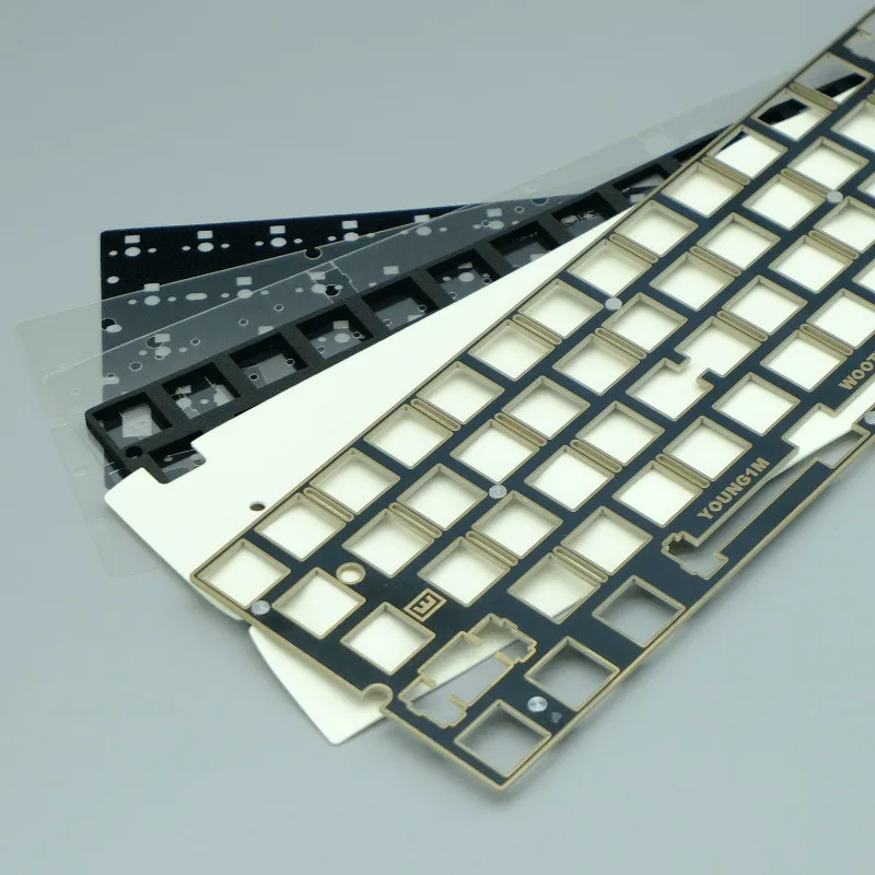 Płytka pozycjonująca do klawiatury mechanicznej Wooting60HE Hollow Shell Sound Package z niestandardowymi przełącznikami magnetycznymi, akcesoria do klawiatur mechanicznych