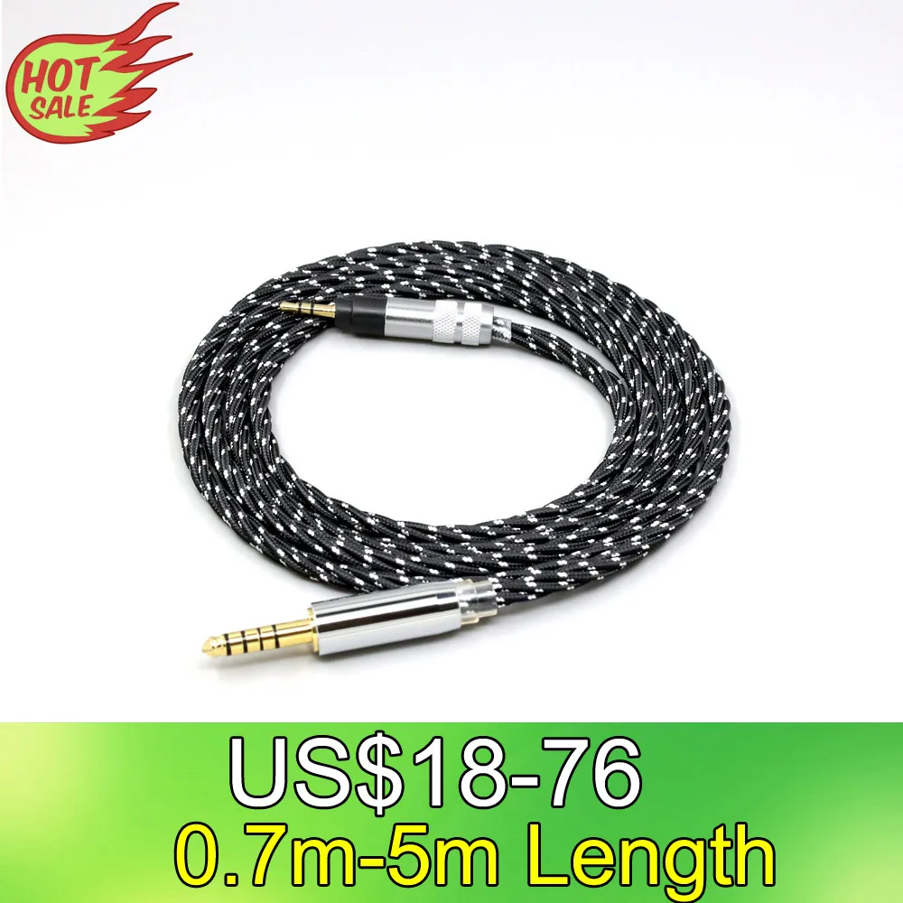 

OCC Mixed OFC Twisting Nylon Earphone Cable For Sennheiser Urbanite XL On Over Ear Headset Headphone LN008725