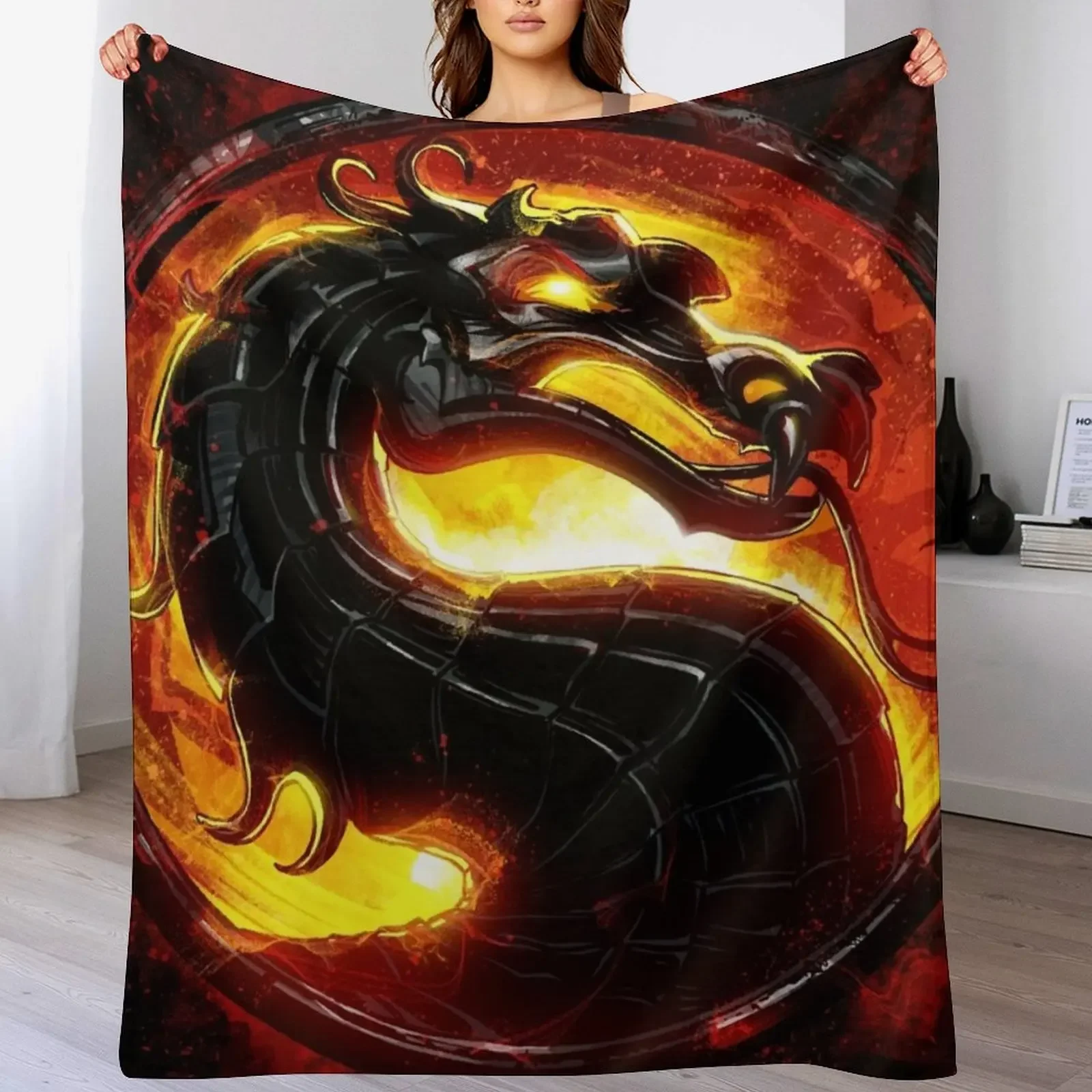 

Mortal Kombat Throw Blanket Nap Thins Bed linens Bed covers Blankets
