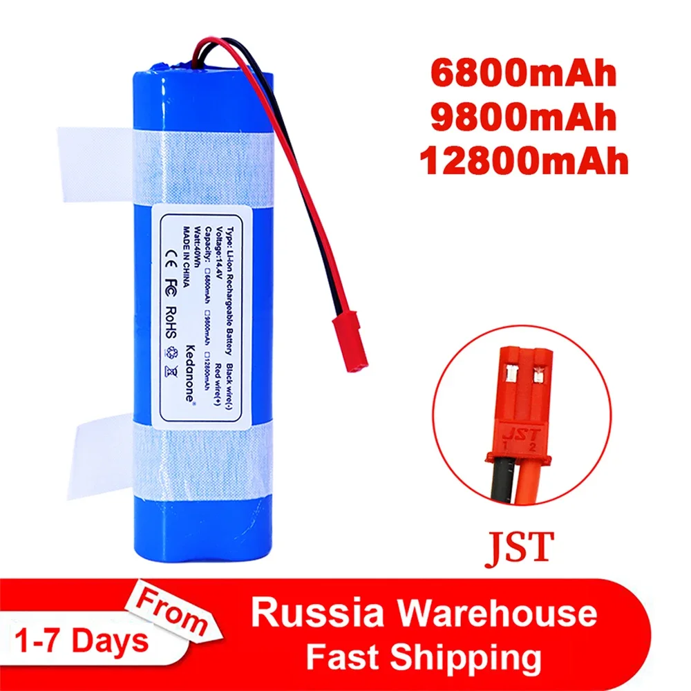 

14.8 V 12800mAh Lithium Battery for ILIFE V5 V5s V50 V3 DF45 DF43 plus v3s pro Robot Vacuum Cleaner ILIFE v5s pro battery