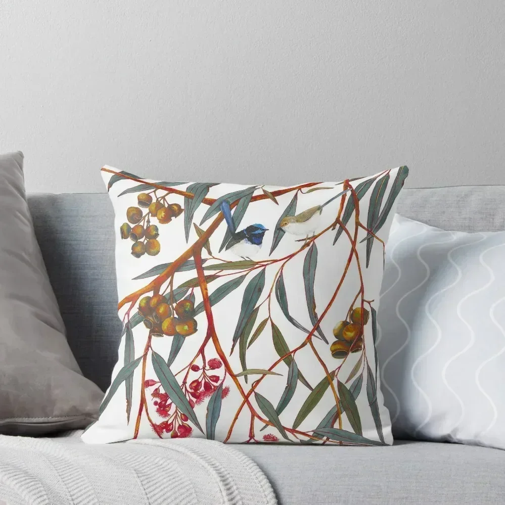 

Fairy Wrens Throw Pillow Cushion Cover Luxury Cushions For Children christmas decorations for home 2025 Bed pillowcases pillow