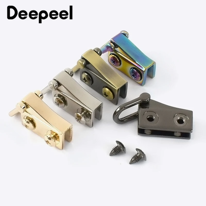 

2/6/10Pairs Deepeel 20mm Bag Metal Ear Shoulder Strap Hang Buckles Clamp Hook DIY D Ring Side Clip Luggage Hardware Accessories