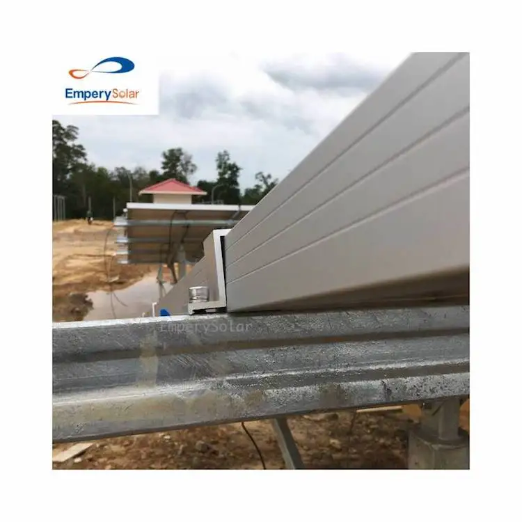 Xiamen Commercial Solar Farm System with Ground Mounting Brackets and Photovoltaic Racks C-type Steel Hot-Dip Galvanized