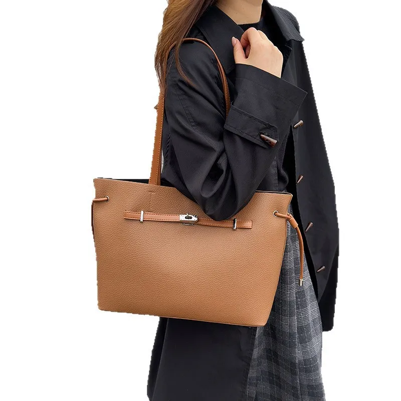 حقيبة واسعة تحت الإبط، محفظة كتف عالية الجودة للنساء، حقيبة كتف عصرية متعددة الاستخدامات #5