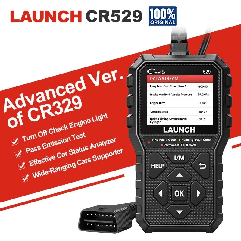 LAUNCH obd2 scanner for car check engine cr529 full obd2 scan tool