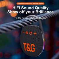 TG447 Wireless Portable Bluetooth Speaker 1200mAh FM Radio Boombox USB TF Card Play Outdoor Loudspeaker for Riding Bicycle