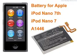 Cameron Sino 200mAh Battery 616-0639, 616-0640 for Apple A1446, iPod Nano 7, iPod Nano 7th