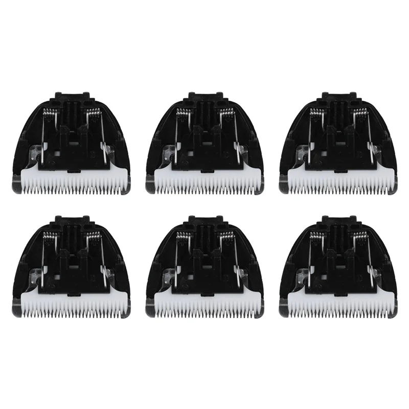 6X Dog Hair Trimmer Blade Head Pet Hair Clipper Ceramic Replacement Knife for CP-8000 7800 8100 3100 3180 Mower Cutter