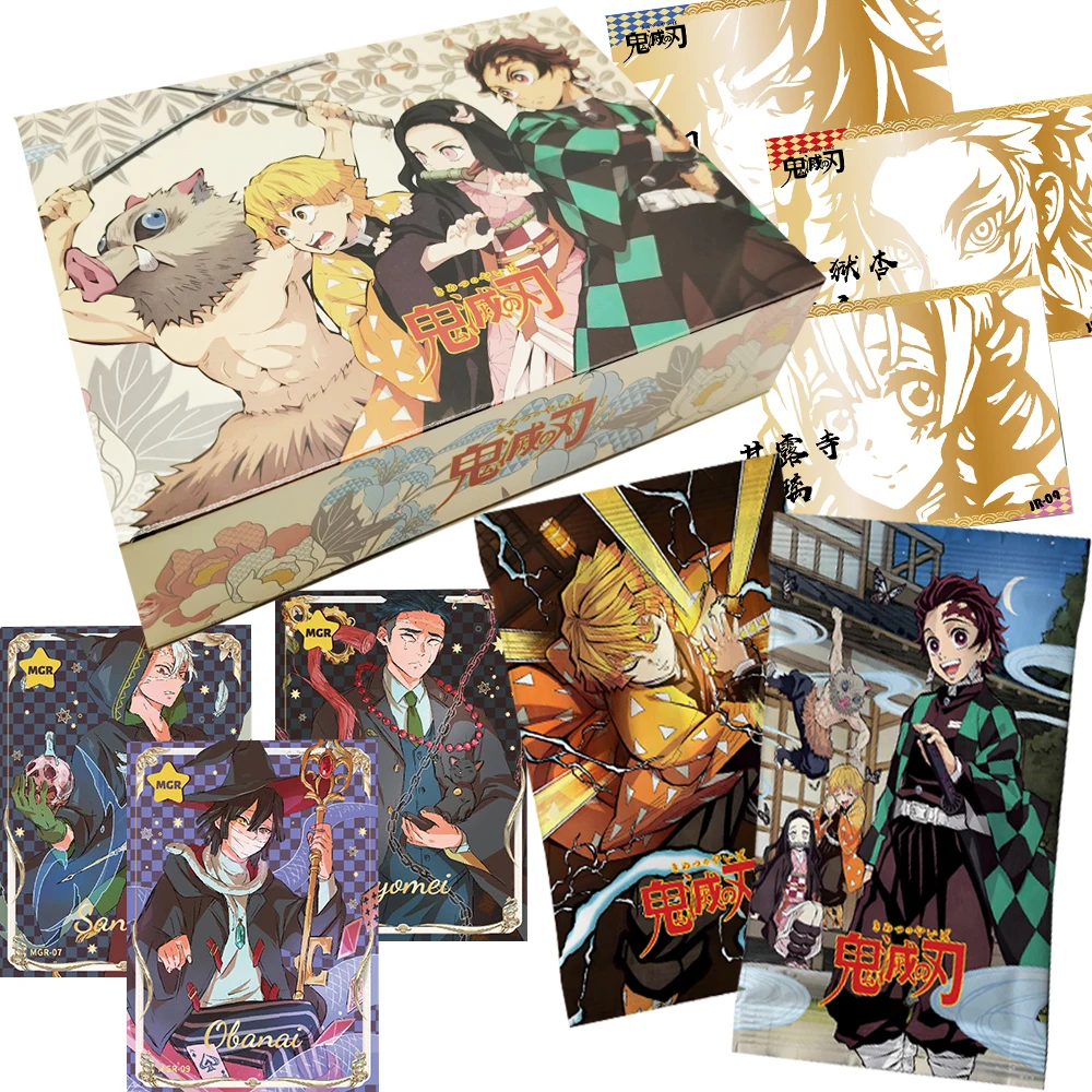 

Anime Demon Slayer Collection Cards Kamado Tanjirou Nezuko Q-version Fun Lovely Christmas Theme Cards Doujin Toys Hobbies Gifts