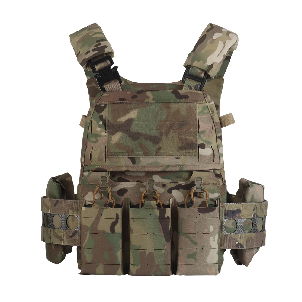 

Tactical Vest Ferro V5 FCPC Modular Plate Carrier MOLLE Quick Release Shooting Airsoft Triple 5.56 Magazine Pouch Hunting Vest