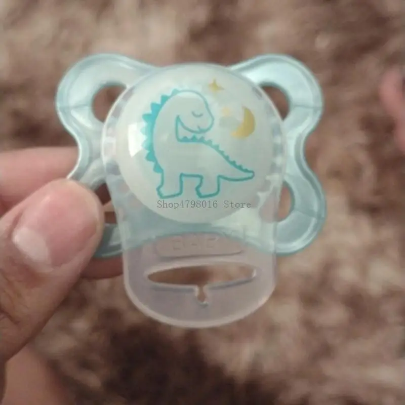 12pcs Clear Silicone Button Ring Dummy Pacifier Holder Clip Adapter for MAM