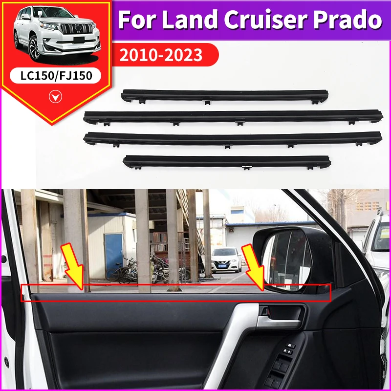 Car Window Inside casing For 2010-2023 2022 2021 Toyota Land Cruiser Prado 150 LC150 FJ150 Interior  Accessories Sealant Strip