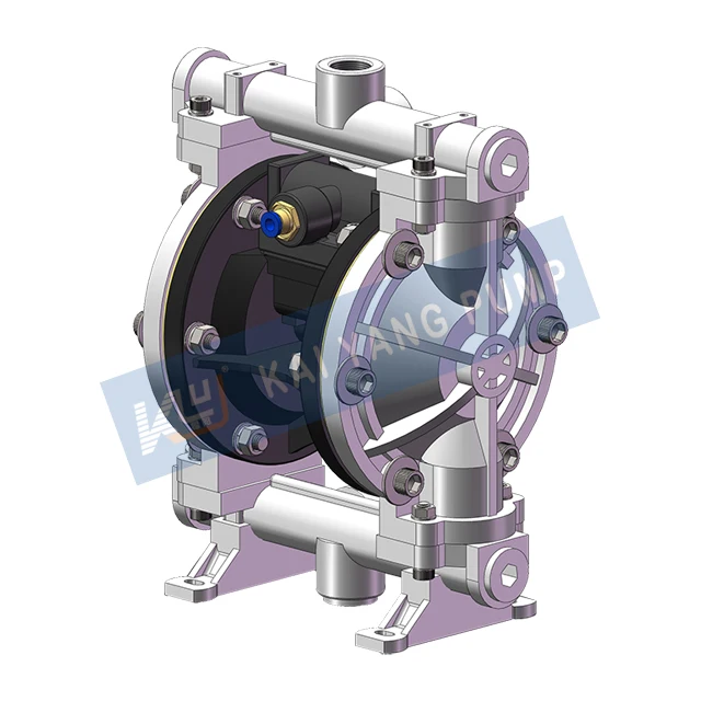

Equipment Smart Library KY-15SS Polypropylene Plastic Small Pneumatic Diaphragm Pump Small Large Solid Particle Dirty Mining