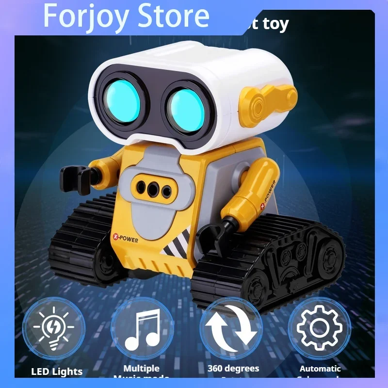 RC سيارة التحكم عن بعد روبوت مع مصباح ليد الموسيقى الاستشعار التفاعلية لفتة التحكم روبوت الإلكترونية RC لعبة على شكل أرنب الاطفال هدية
