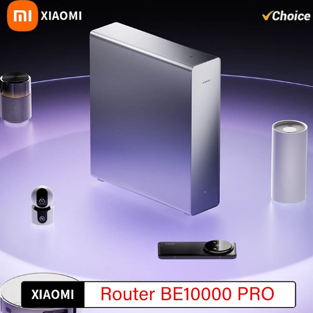

Xiaomi Router BE10000 Pro WiFi 7 AI Hub 2GB RAM M.2 Port 10G x 2 2.5G x 4 Adaptive Network Port Mesh USB 3.0 Built-in Gateway-CN