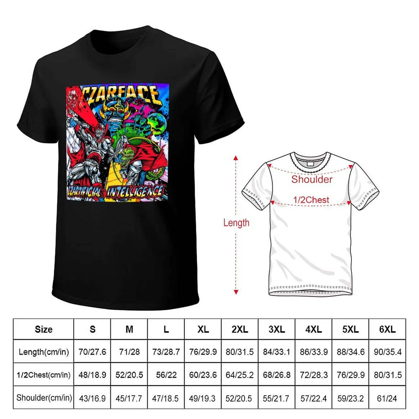 Czarface Czartificial Intelligence T-Shirt man t shirts for men casual T-Shirt