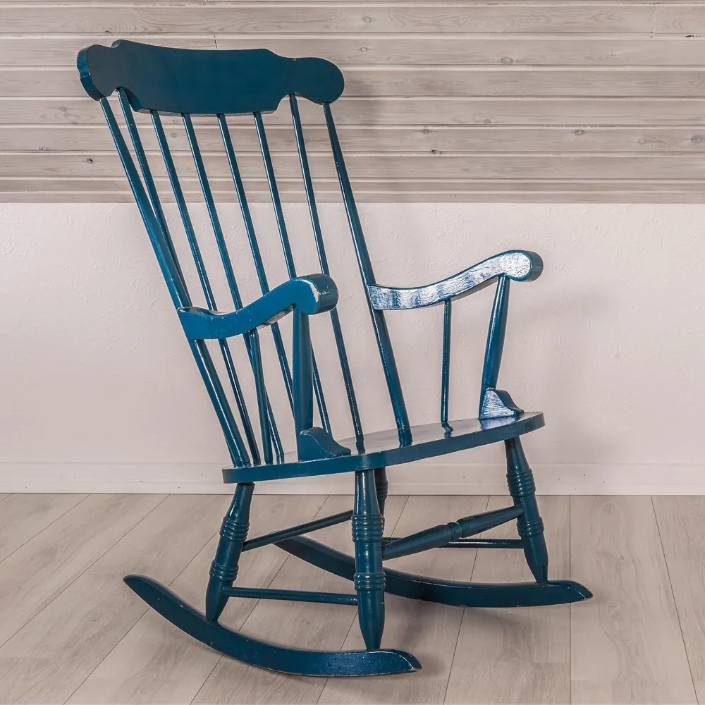 Pernas curvadas de cadeira de balanço de madeira para bares, bancadas e assentos - Corredores de balancim de carvalho com design dobrado para maior conforto e Sta