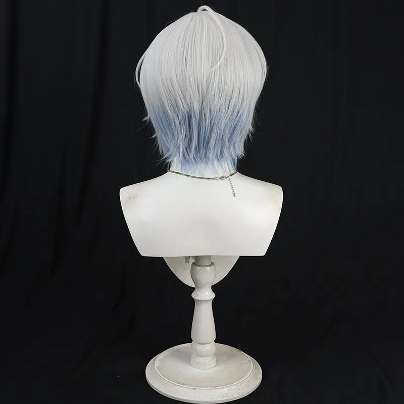 Nijisanji EN Kaelix Debonair Kaelix Debonair Cosplay peluca Niji Virtual Youtuber BY THE BEAT hombres pelo sintético degradado azul