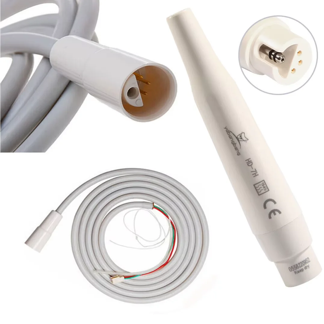 Dental Piezo Ultrasonic Scaler Handpiece + Cable Tube Hose Fit for SATELEC DTE