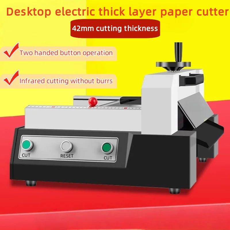 

Electric paper cutter paper cutting machine small business card photo graphic book financial tender document cutting Trimmer