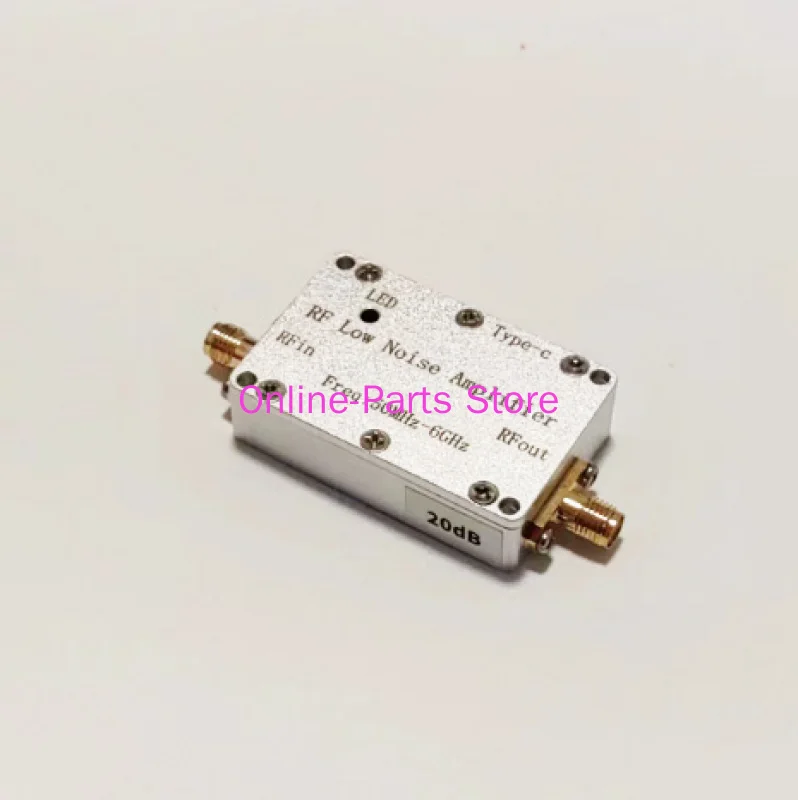 

50M-6GHz RF Low-noise Amplifier 20dB Pre LNA Low-noise Small Signal Receiving Amplifier