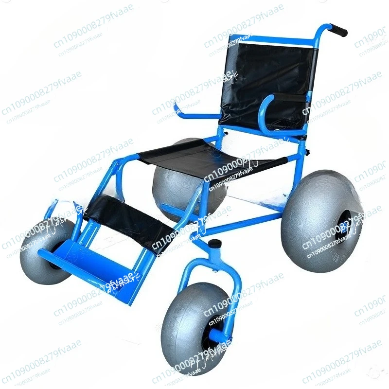 

All-terrain Adult Beach Wheelchair for Sale with Soft Sand Balloon Tires