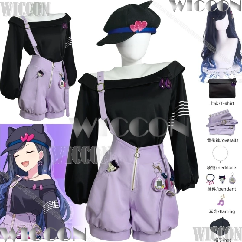 

Shiraishi An Vivid BAD SQUAD Game Cosplay Y2K Dress Sweet Cool Girl Wig Halloween Project Sekai Colorful Stage! Navidad Cos