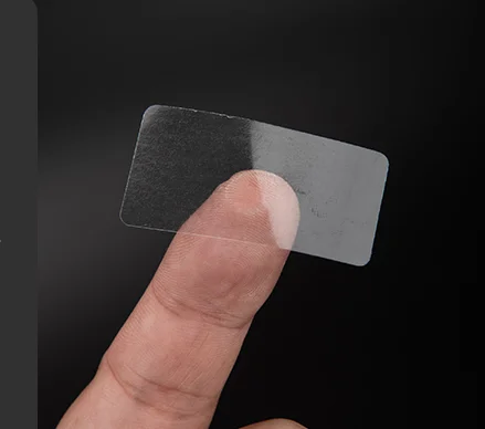

Square transparent seal, box sealing sticker, strip sealing, self-adhesive label, waterproof PVC protective film