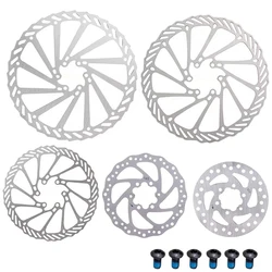 MTB Bicycle Brake Rotor 120 140 160 180 203mm 6inch Stainless Steel Hydraulic Brake Rotor MTB Road Bike Disc Brake With T25 Bolt