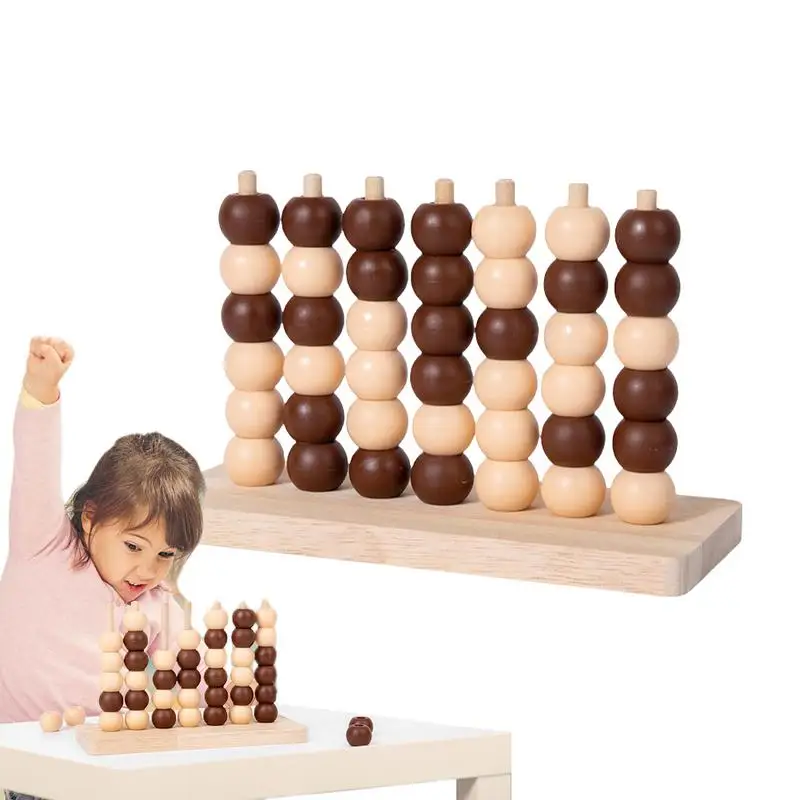 

Шахматы «четыре в ряд», деревянные трехмерные настольные игры, шахматные игрушки, интерактивная 4-х рядная игра, семейная настольная игра, образовательная