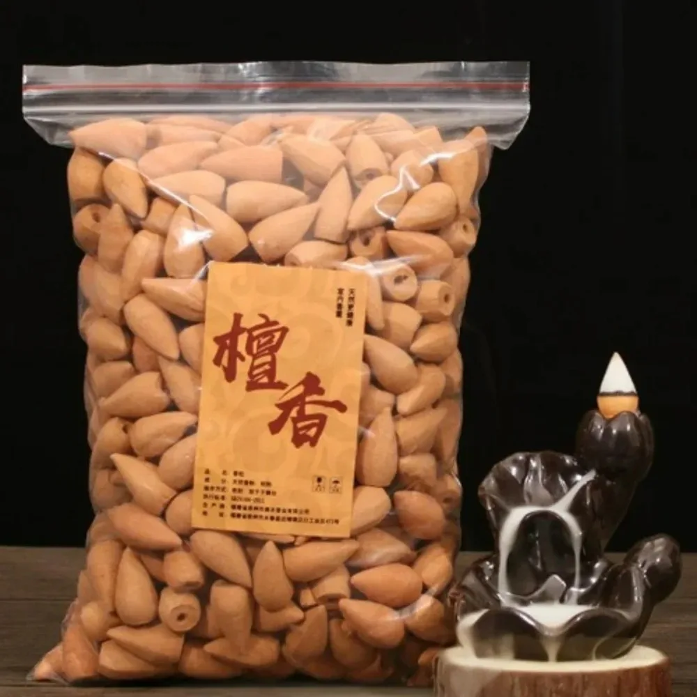 Natural Backflow Incense Sandalwood Household Indoor Calming Incense Toilet with Mosquito Repellent Deodorant