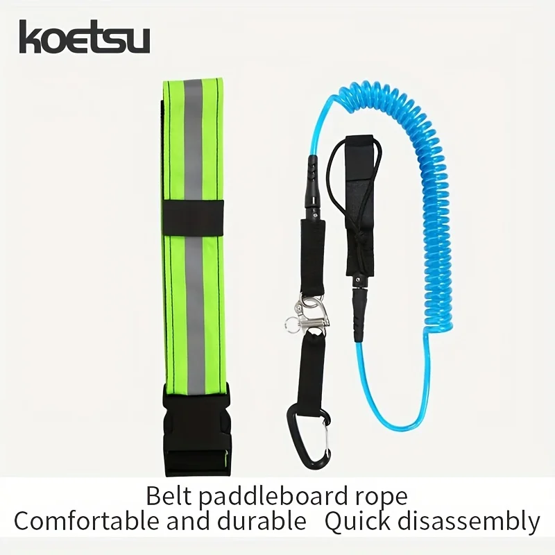 

KOETSU Поясной ремень для падлборда, профессиональная система крепления для SUP-серфинга, быстросъемный эластичный ремень для доски