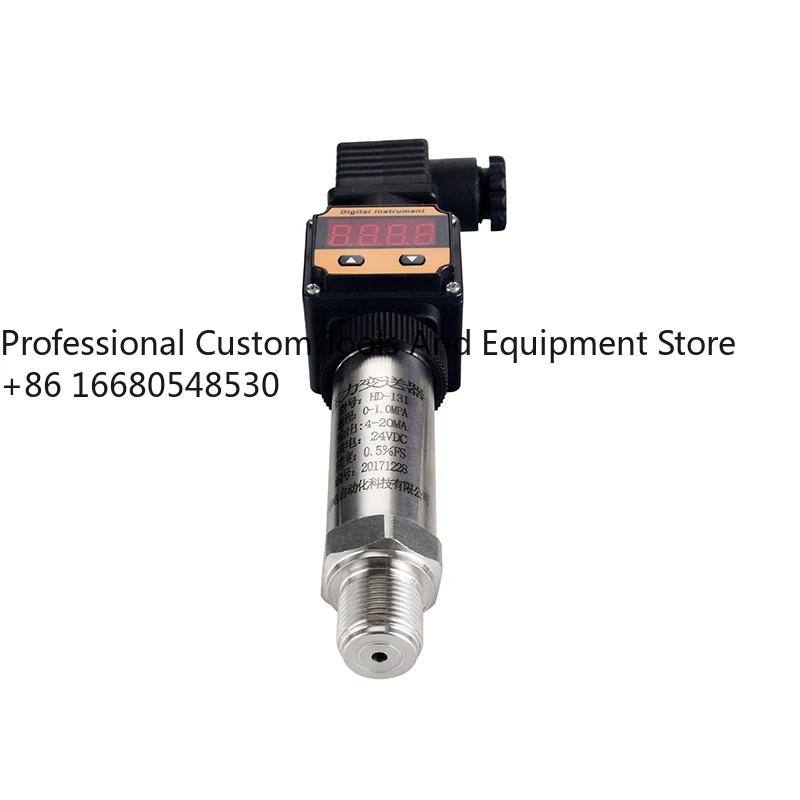 L3wDigital Display 4-20mA Pressure Transducer QD-131 0-10V Pressure Transmitter Pressure Sensor