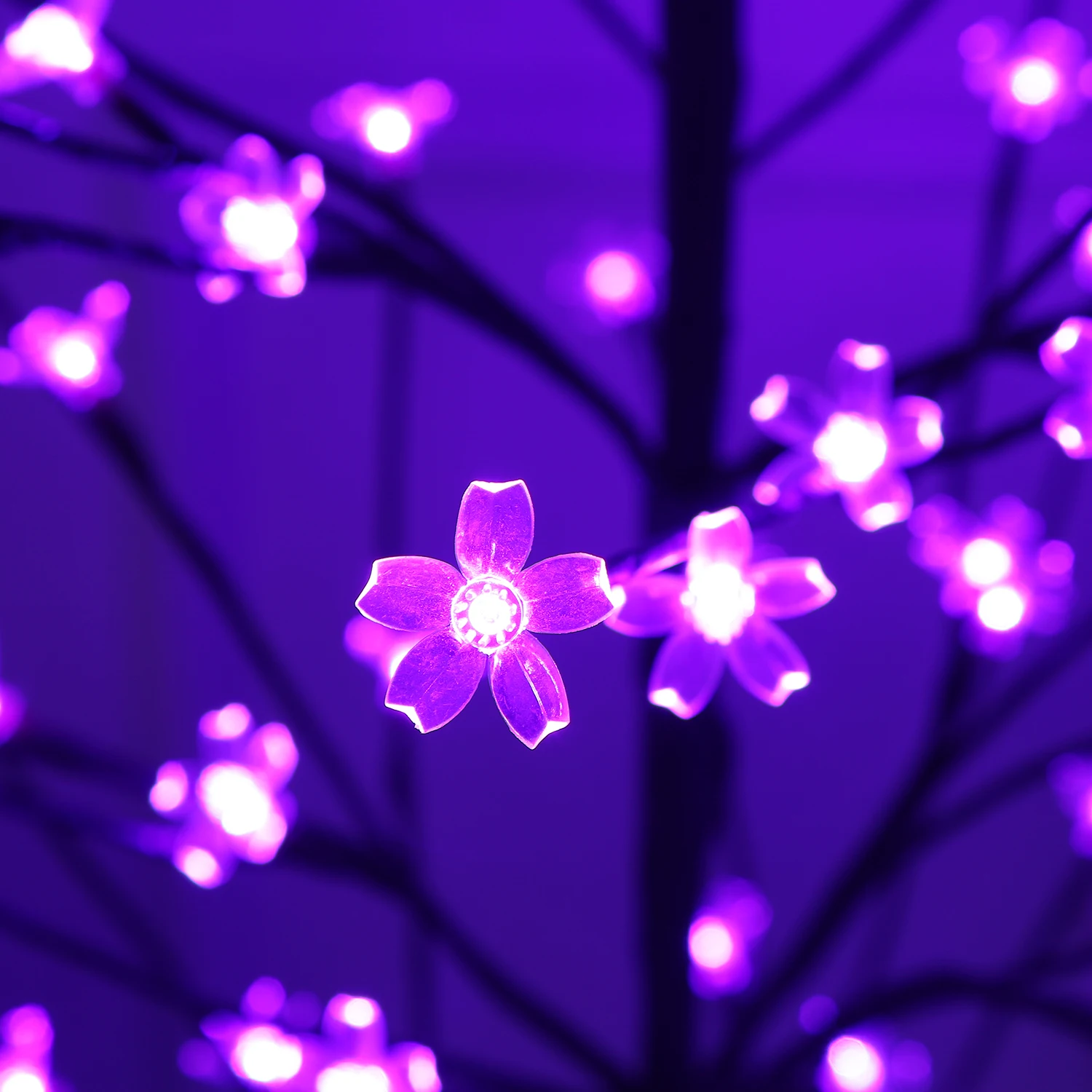 208L purplr cherry blossem tree light halloween decoration