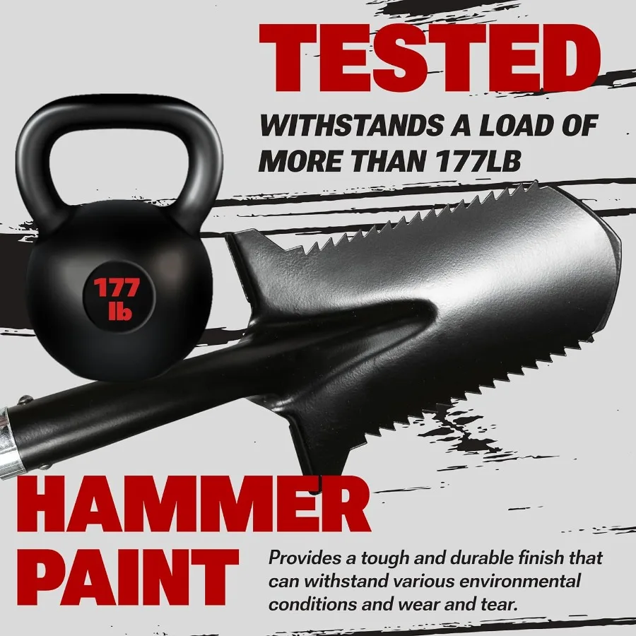 أداة حفر مجرفة للكشف عن المعادن الكربونية مع شفرة مسننة مزدوجة خفيفة الوزن حفار جذر الحديقة بأسمائها الحقيقية الاحترافية