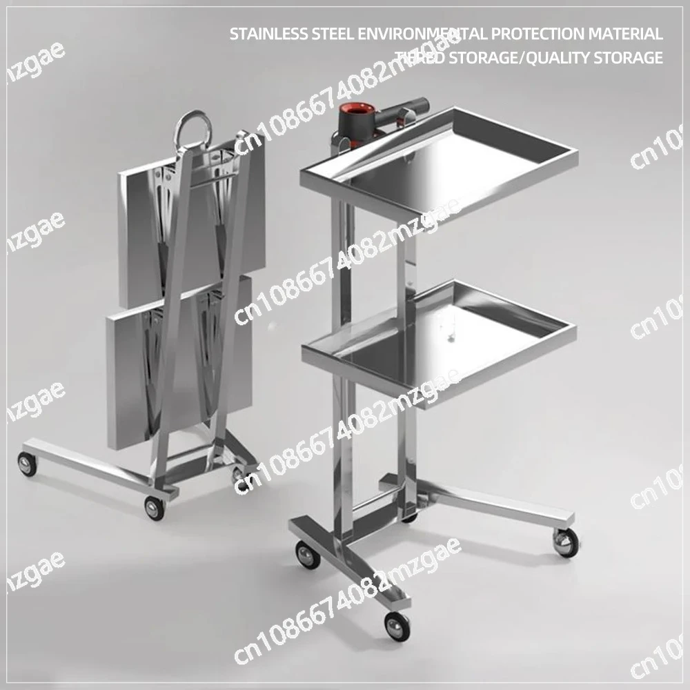 beauty-salon-mobile-cart-foldable-hair-cart-with-wheels-salon-storage-multipurpose-trolley-cart-for-kitchen-bathroom-spa