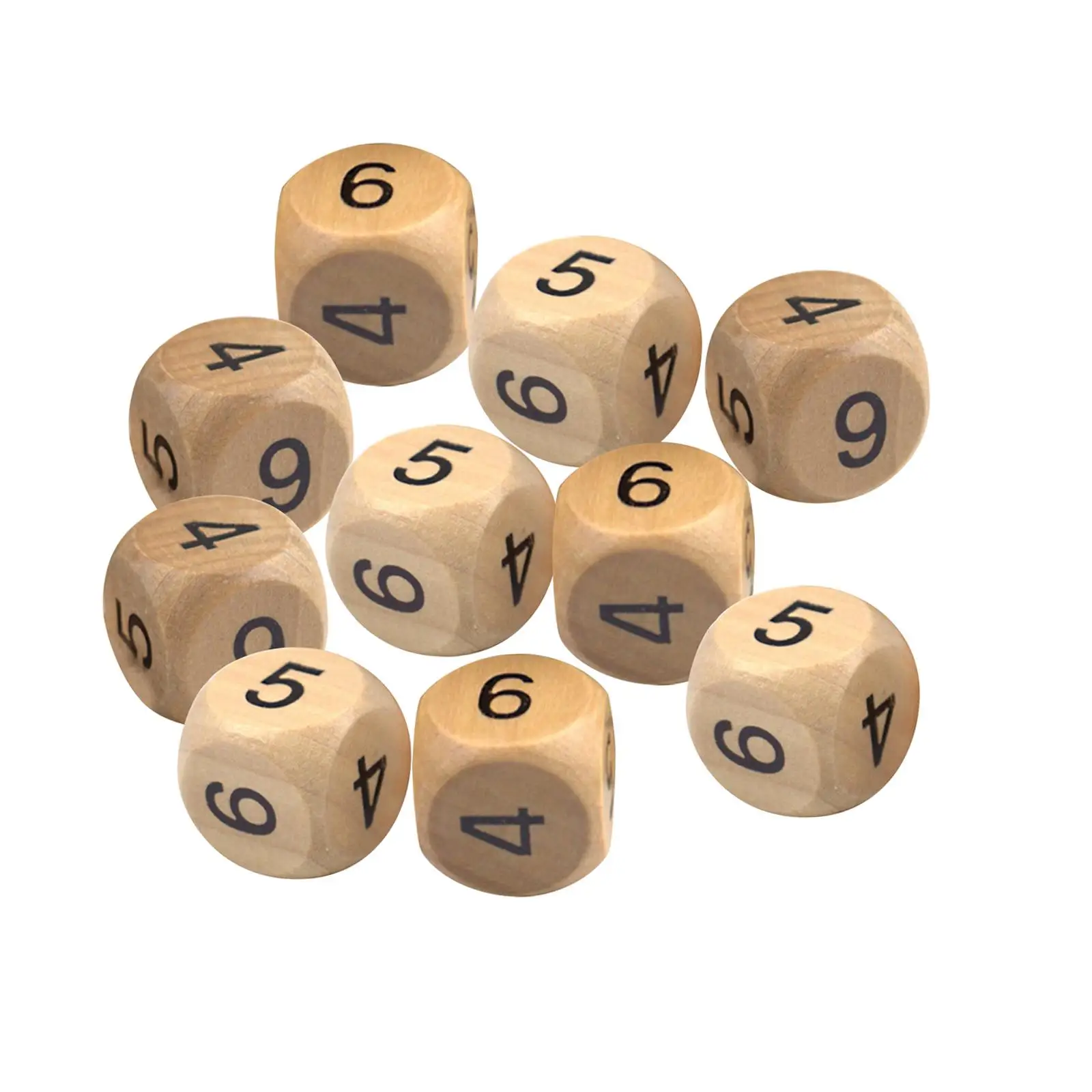 Jeu de société de solitaire avec dés polyédriques en bois, jouet éducatif pour l'apprentissage des mathématiques et du calcul, idéal pour les activités à domicile et les fêtes