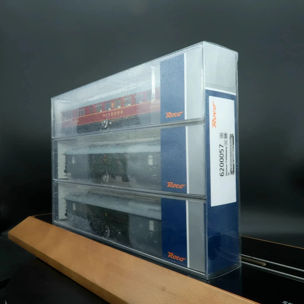 ROCO HO Type 1/87 Speelgoedtrein 6200057 Oost-Duitse DR Vierde Generatie Passagierskoets Driedelige Treinset Jongen Speelgoed Cadeau