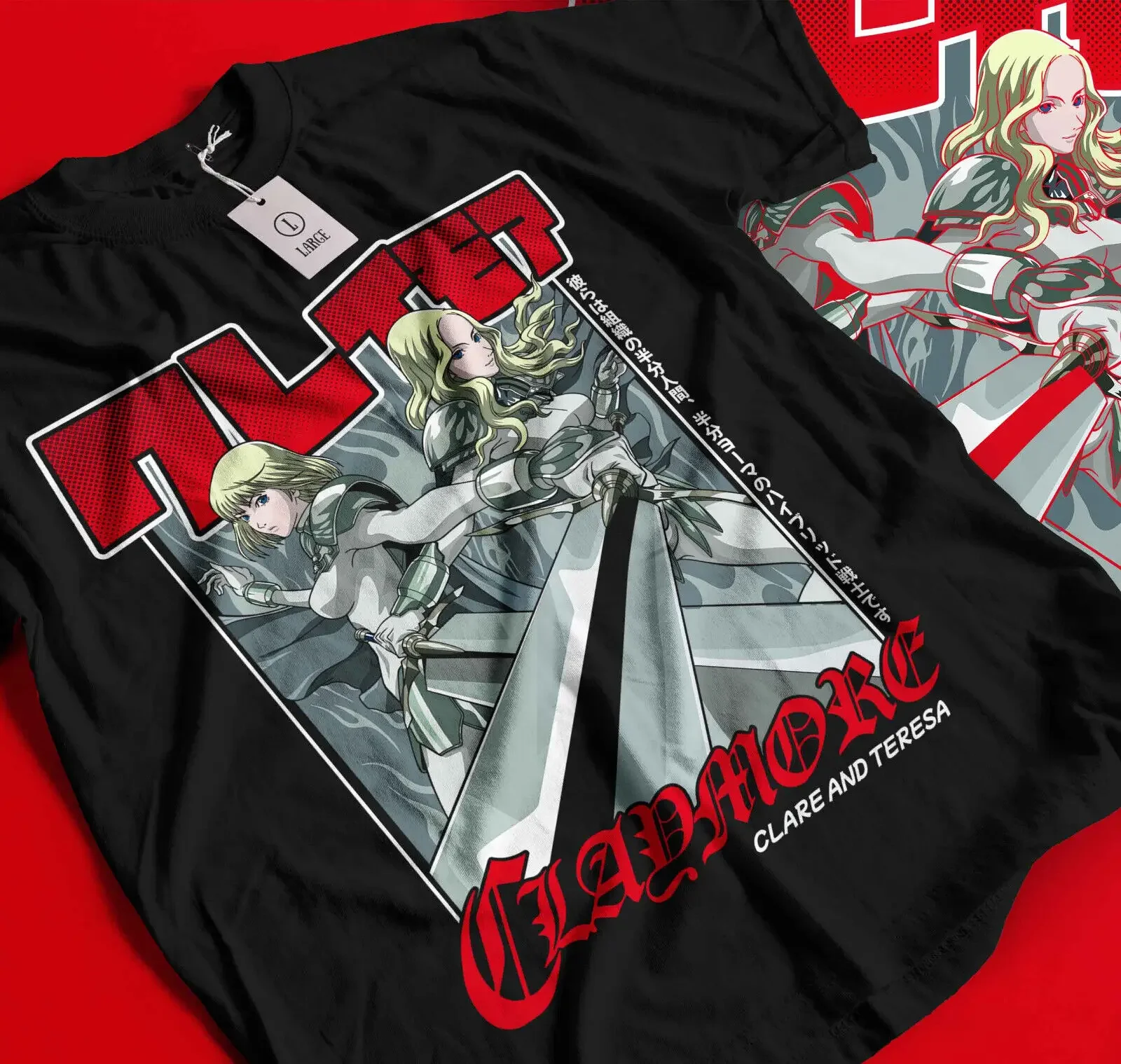 

Claymore Clare T-shirt Kawaii Funny Girl Anime Manga Gift Shirt All Sizes 322